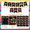 Taco Bar Decoration Kit – Mexican Fiesta Party Banner, Food Tent Cards & Table Signs Set for Cinco de Mayo, Wedding, Birthday, Bridal Shower & Fiesta Party Supplies